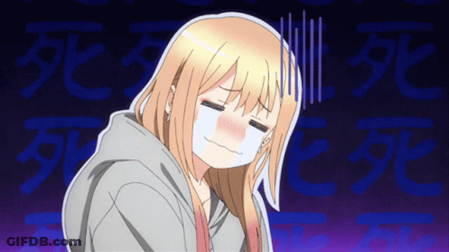 Gloomy Marin Kitagawa Anime Cry GIF