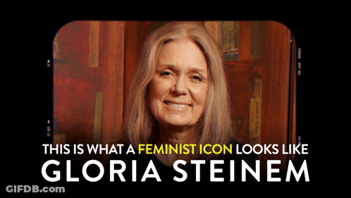 Gloria Steinem This Is What A Feminist Icon Looks Like GIF