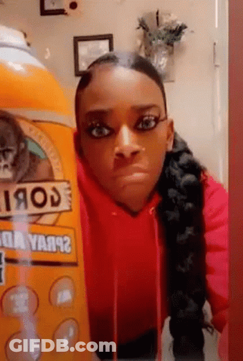 Glorilla Advertising Drink GIF