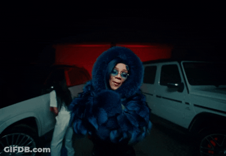 Glorilla Choosing Car To Use GIF