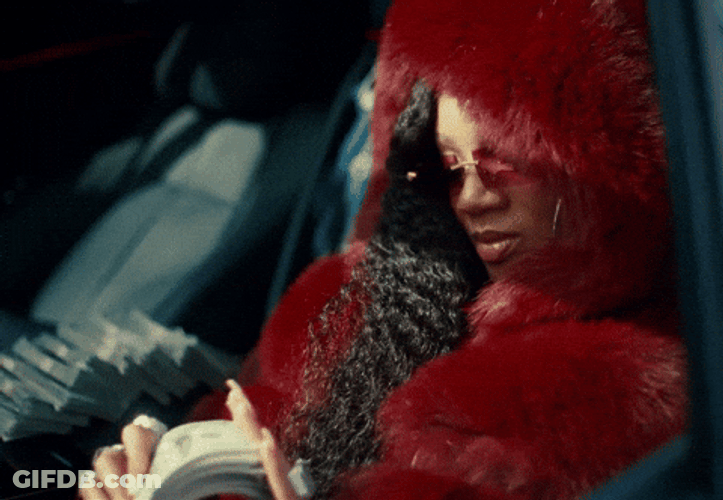 Glorilla Counting Money GIF