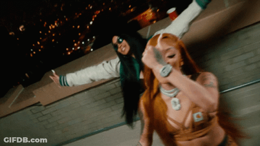 Glorilla Heart Hand Sign GIF