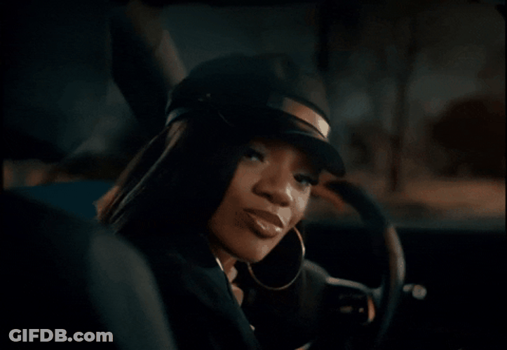 Glorilla Looking Back GIF