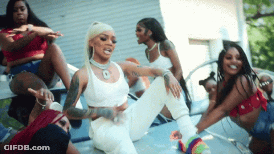 Glorilla Peace Sign GIF