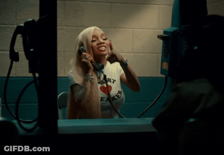 Glorilla Phone Booth Ranting GIF
