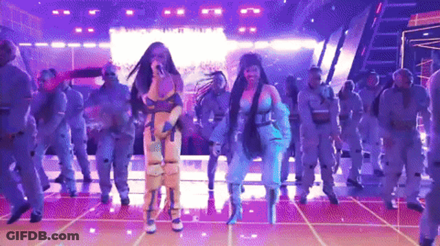 Glorilla Stage Performing GIF