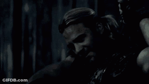 Glorious Death Text In Black And White GIF