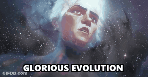Glorious Evolution Painting GIF