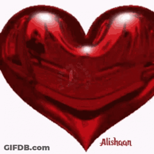 Glossy Moving Heart GIF