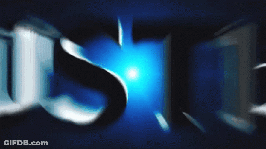 Glowing Blue Busted GIF