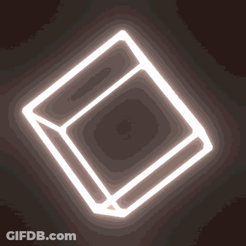 Glowing Cube GIF