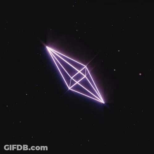 Glowing Diamond In The Dark GIF