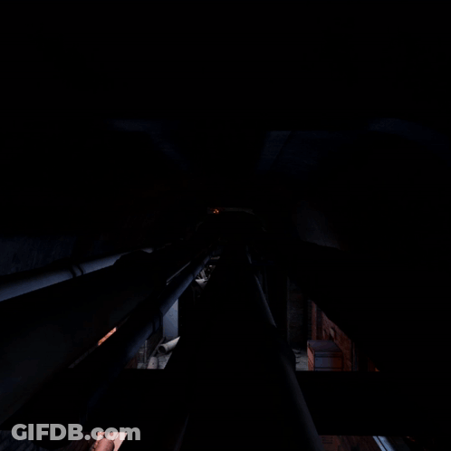 Glowing Electrical Wires In Dark Room GIF