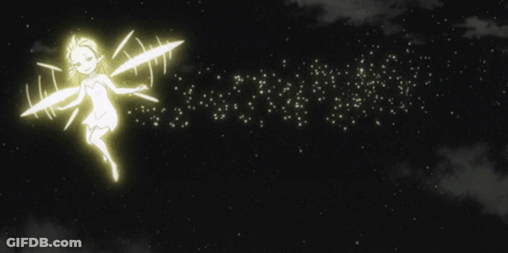 Glowing Fairy Flying GIF