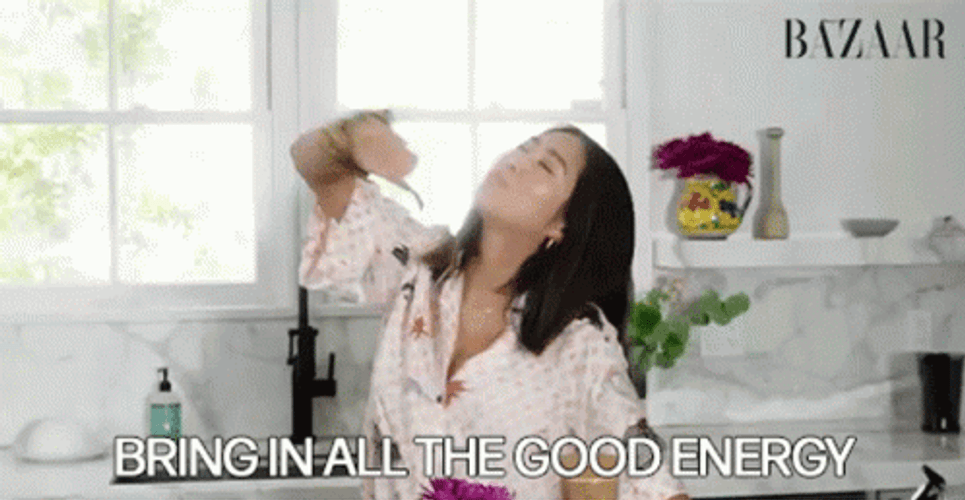 Glowing Girl Good Energy GIF