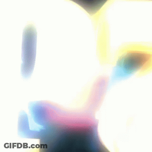 Glowing Letter T On Yellow Background GIF