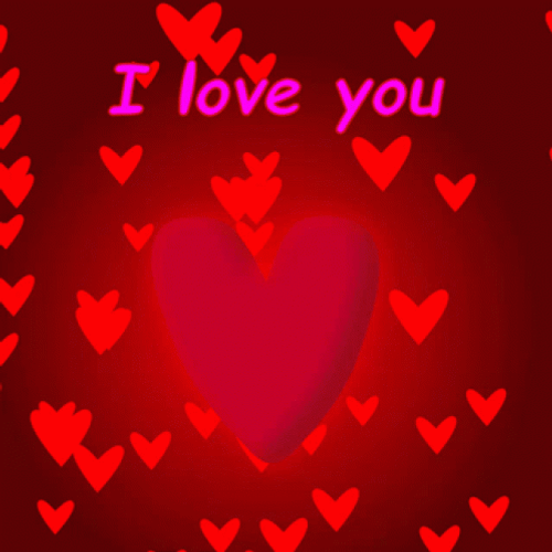 Glowing Love Heart GIF