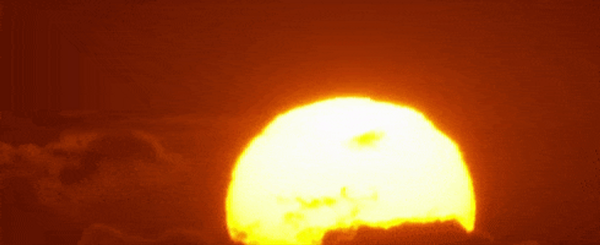 Glowing Orange Sun GIF