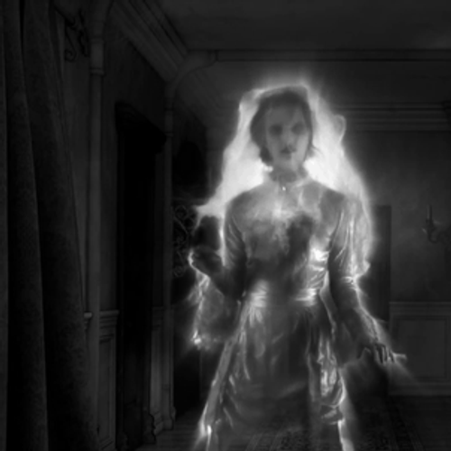Glowing Skeleton Bride GIF