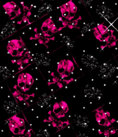 Glowing Skull Wallpaper GIF
