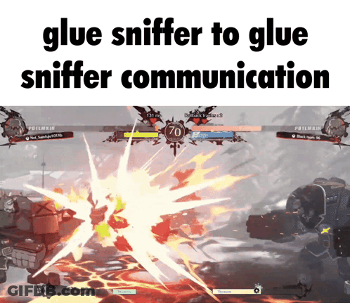 Glue Sniffer Communication GIF