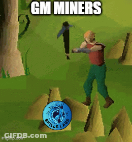 GM Miners Written On Screen GIF