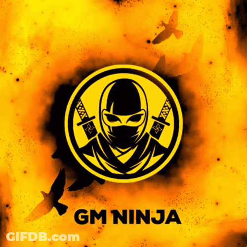 GM Ninja Cool Logo GIF