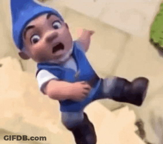 Gnome Rule Gnomeo & Juliet 2011 Film Drop Fall GIF