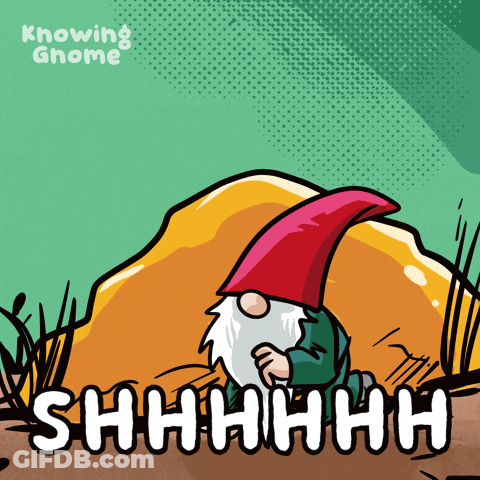 Gnome Saying Knowing Gnome GIF