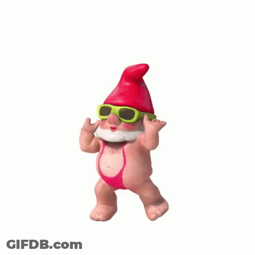 Gnome Sexy Santa Funny Dance GIF