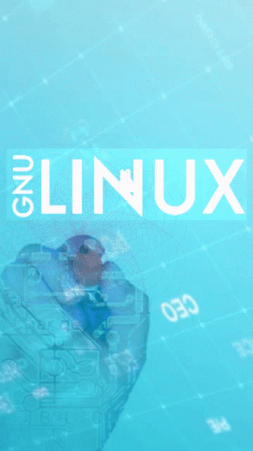 Gnu Linux System GIF