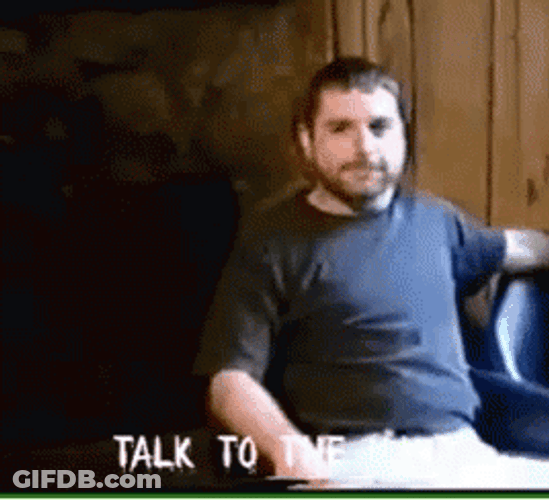 Go Ahead Talk To The Hand GIF