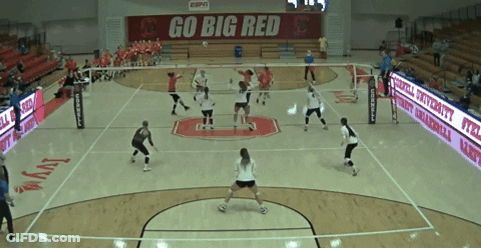 Go Big Volleyball Red Game GIF