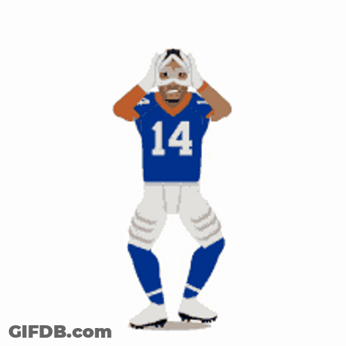 Go Bills Cartoon Dance GIF
