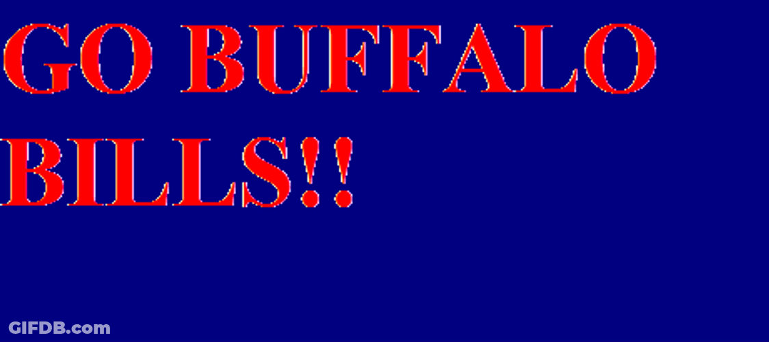 Go Bills Color Changing Background GIF