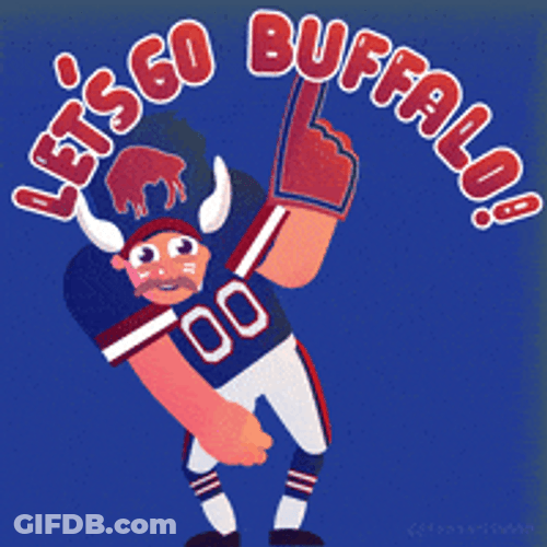 Go Bills Man Supporting Animation GIF