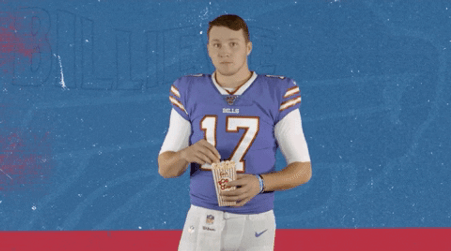 Go Bills Player Eating GIF
