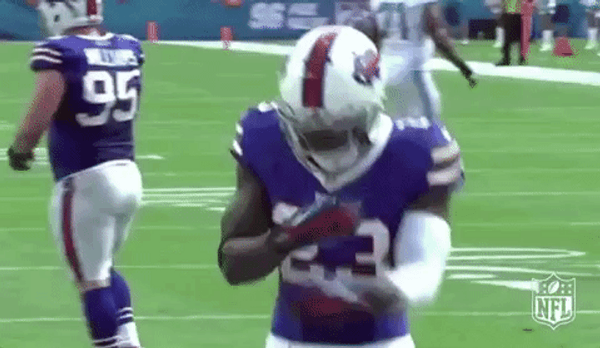 Go Bills Player Shoulder Dance GIF