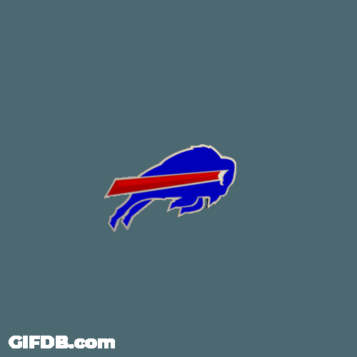 Go Bills Pop Up Text Animation GIF