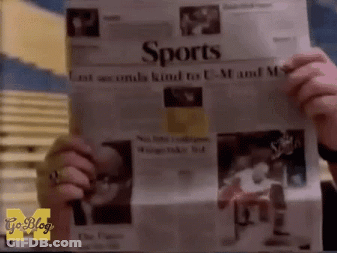 Go Blue Michigan Thumbs Up GIF