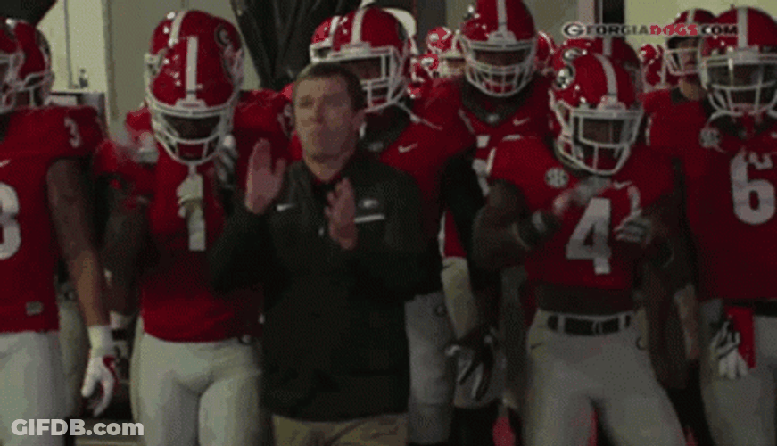 Go Dawgs Team Clapping GIF