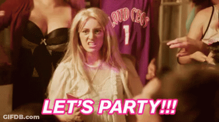 Go For It Party Girl GIF