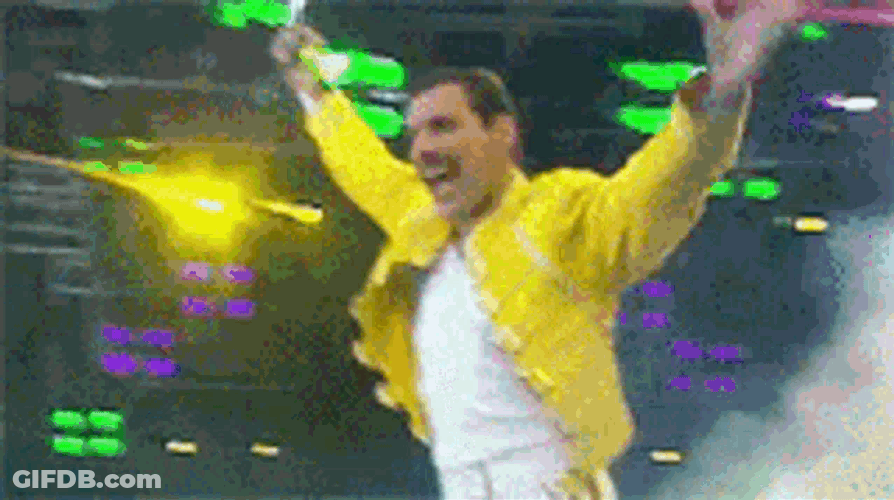 Go Freddie Mercury GIF