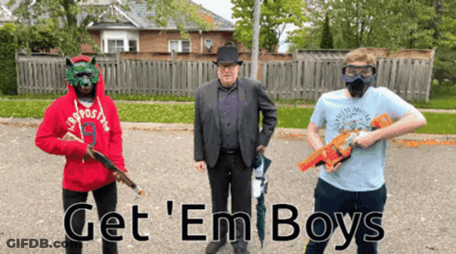 Go Get Em Boys GIF