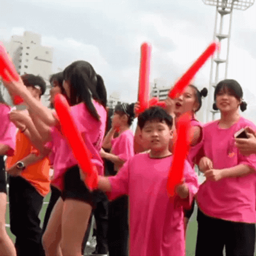 Go Go Go Family Cheering GIF