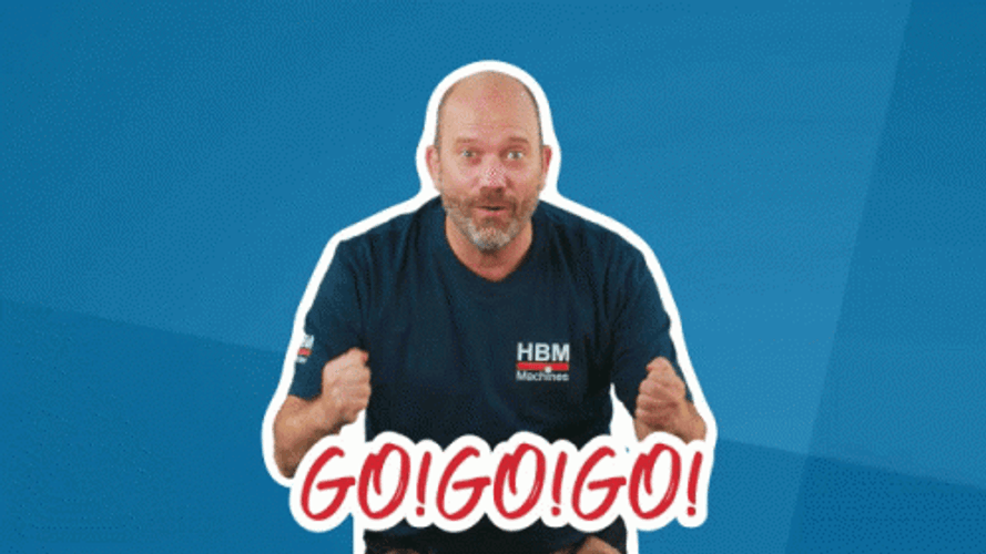 Go Go Go Man Cheer For Fight GIF