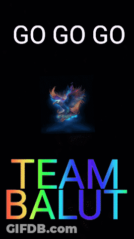 Go Go Go Team Balut Poster With Eagle GIF
