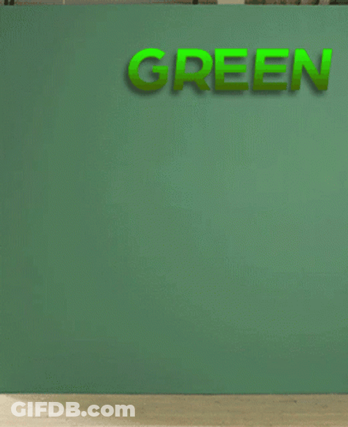 Go Green Wall GIF
