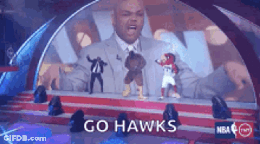 Go Hawks Supporter Dance GIF