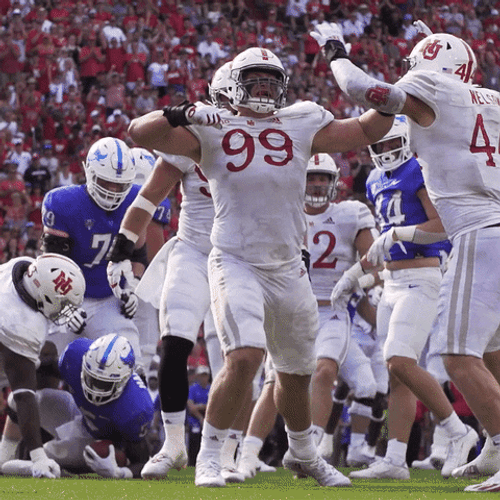 Go Nebraska Football Big Red Happy Team GIF